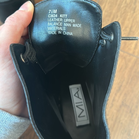 Vintage chunky black boots, 90s-2000s, Y2K - Picture 5 of 7